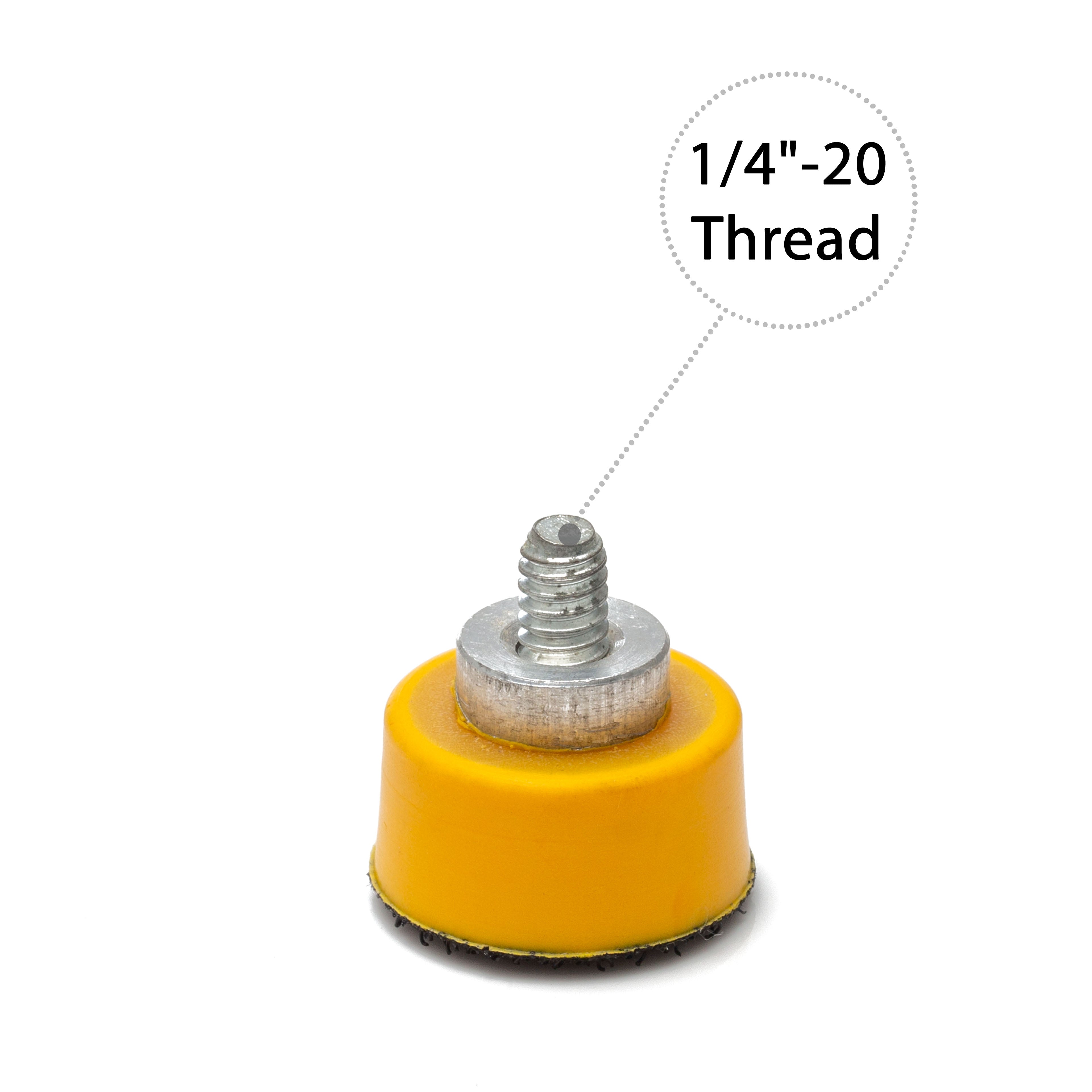 25mm ( 1") Dual Action Spot Repair 1/4"- 20 - Yellow Rubber