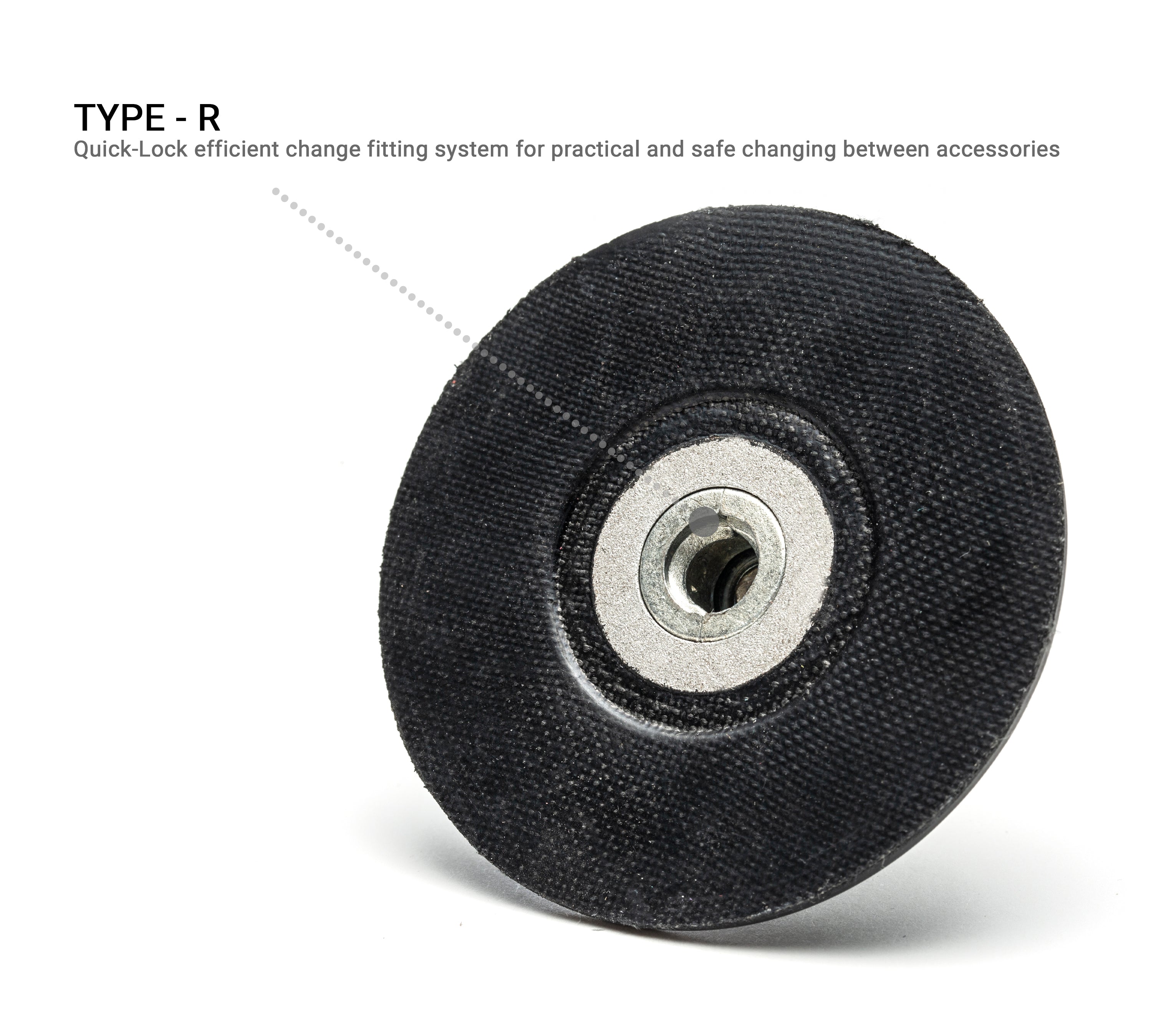 R-type Roll-on Backer Quick-Lock / 3" (75 mm)