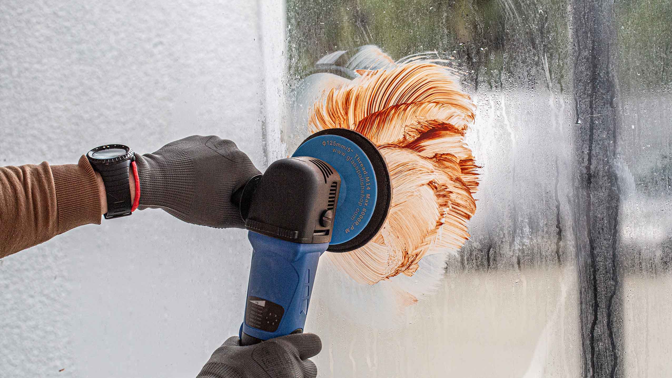 PRO Glass Polishing Kit With Polisher