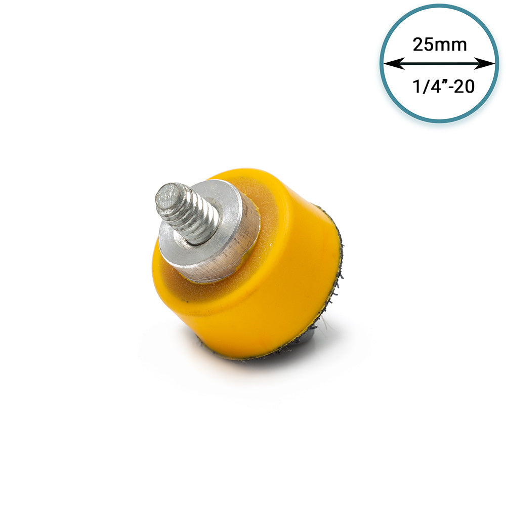 25mm ( 1") Dual Action Spot Repair 1/4"- 20 - Yellow Rubber