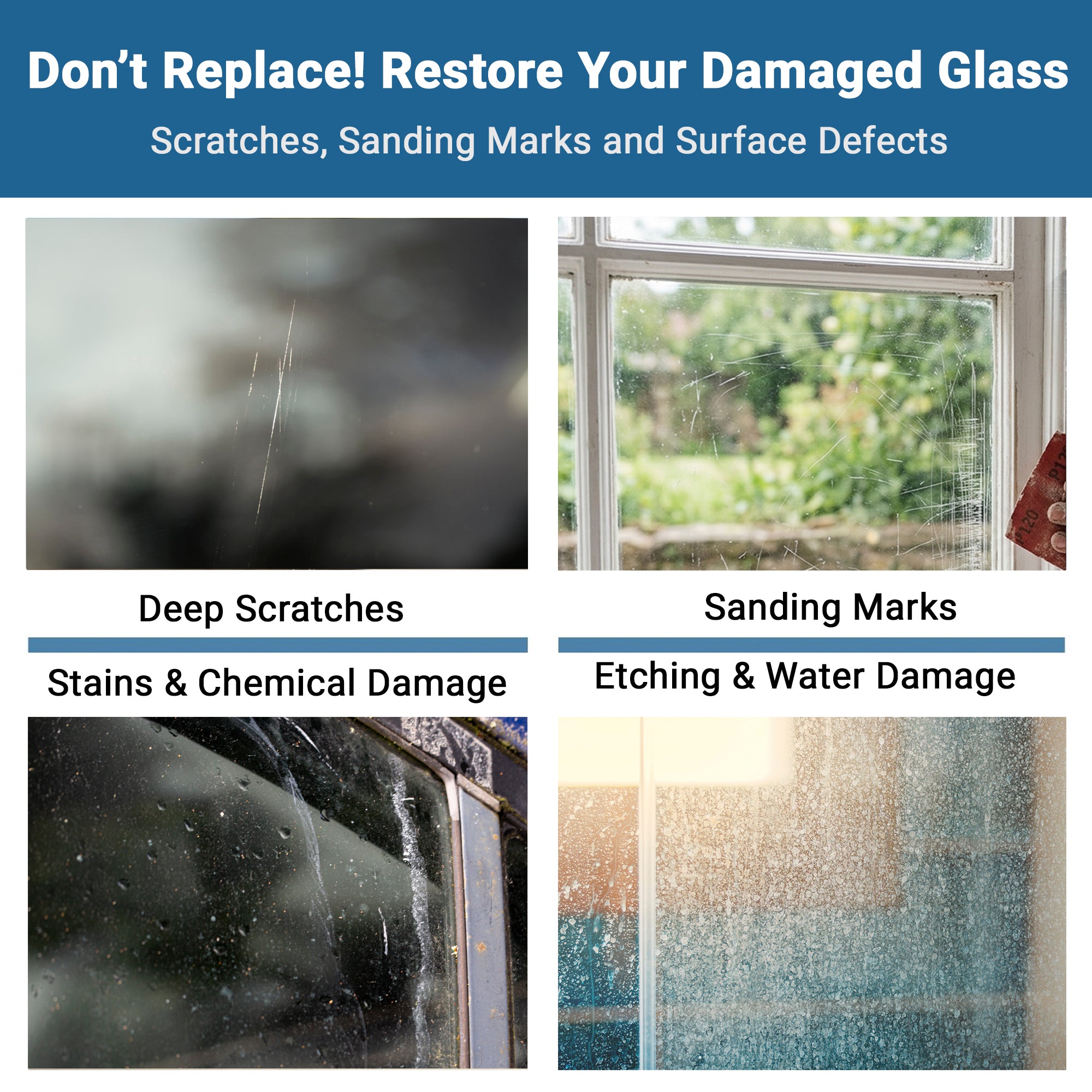 DIY Glass Scratch Removal Kit 50mm (2")