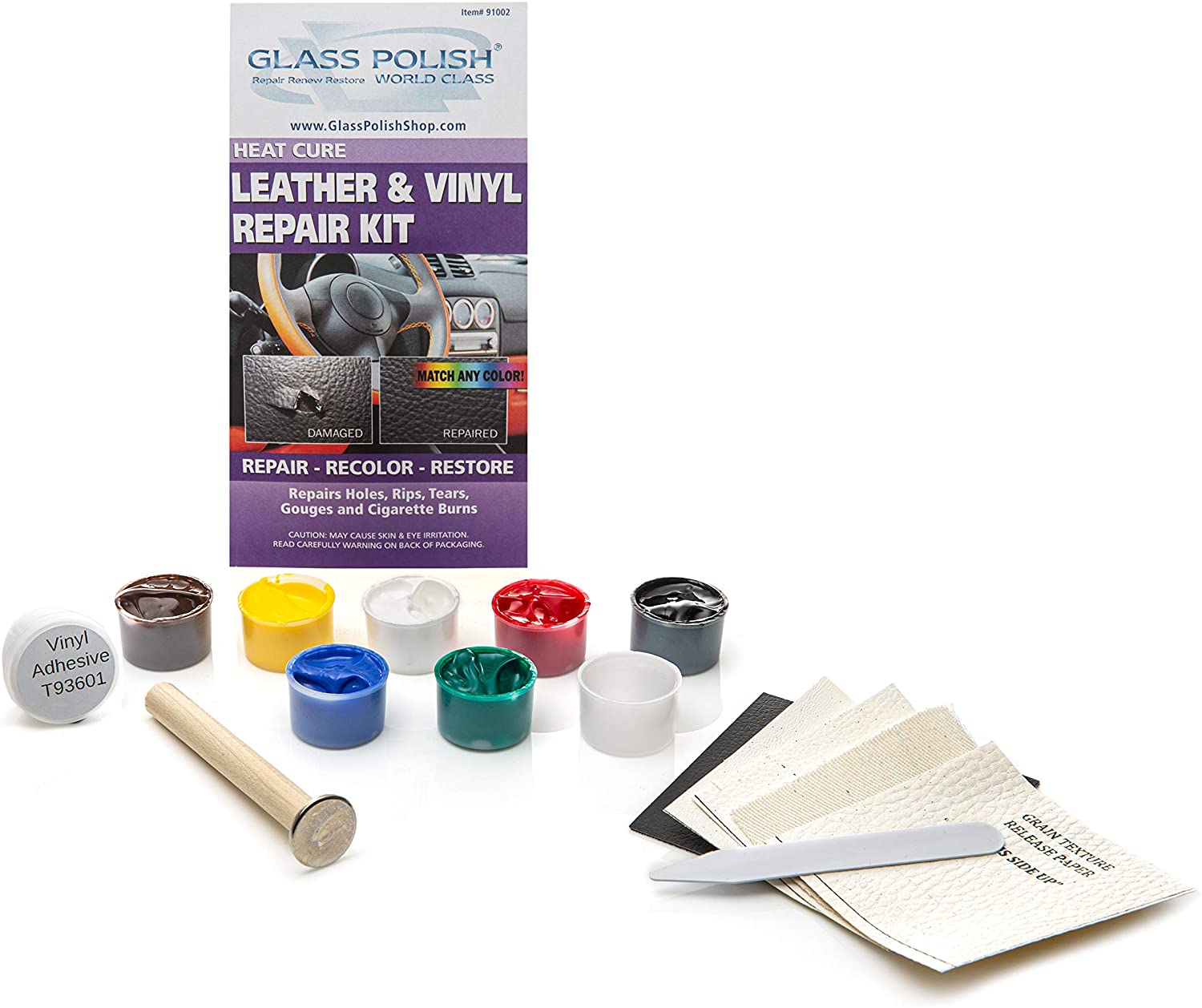 Leather & Vinyl Repair Kit Heat Cure – DIY Repairs in Minutes