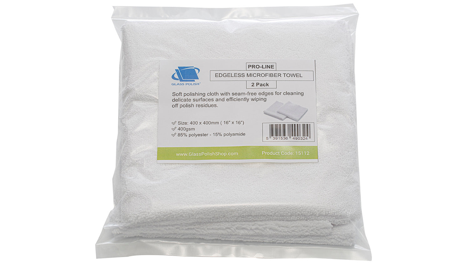Premium Dual-Sided Microfiber Cloth - 2pk