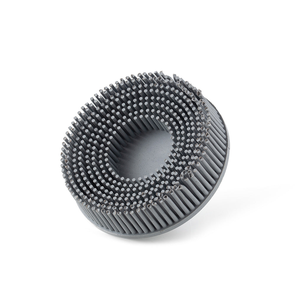 Quick-Lock Bristle Disc / 3" 75mm - Grey Grit 120