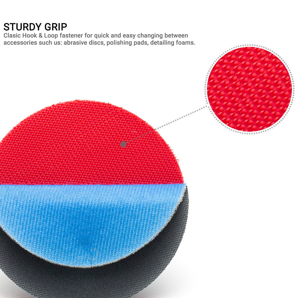 150mm ( 6") Rotary polishing backing pad 5/8"-11 - Hard