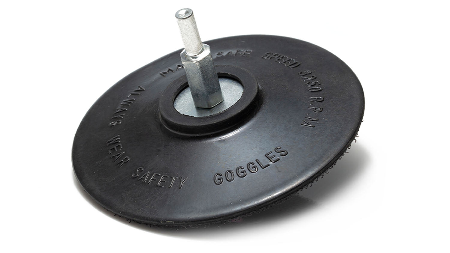 150mm ( 6") Hard Density Backing Pad for a drill
