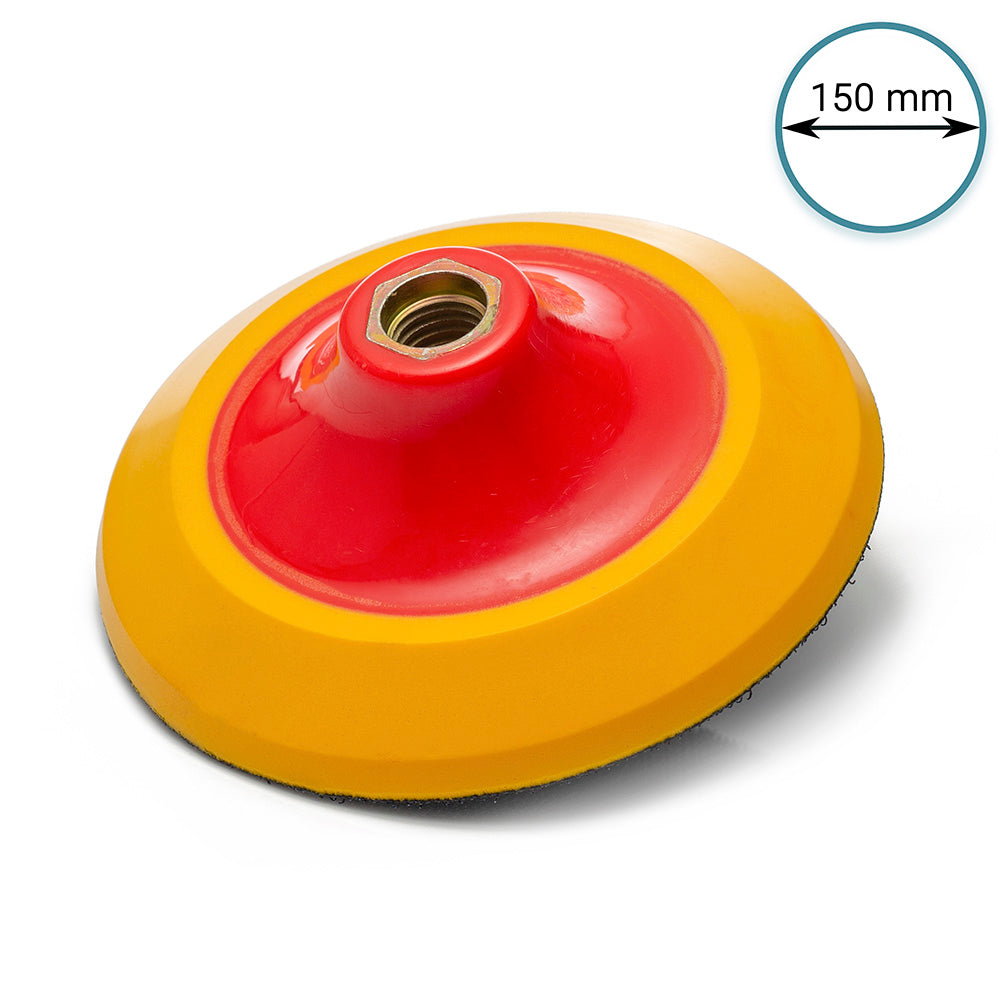 150mm ( 6") Rotary polishing backing pad 5/8"-11 - Medium