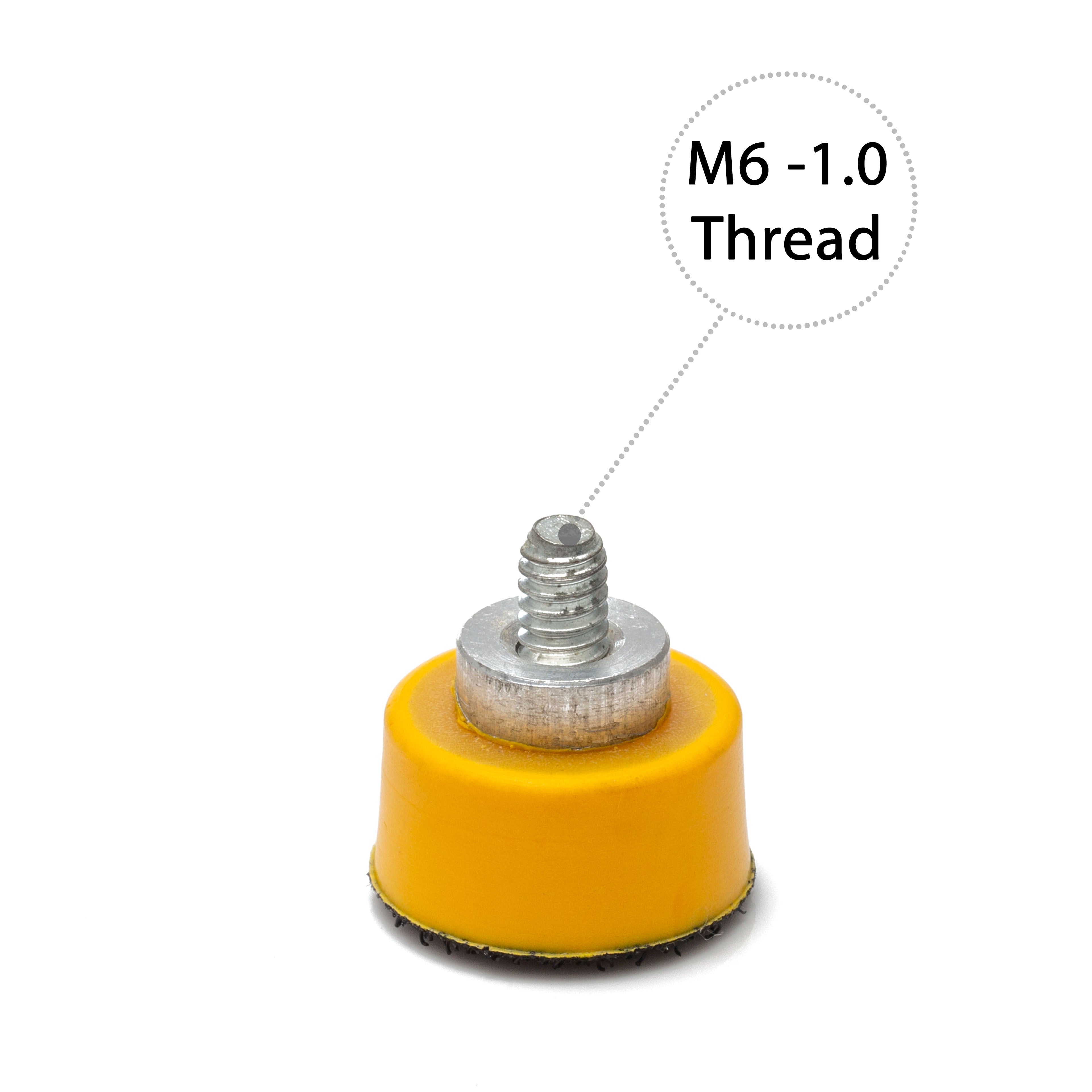 25mm ( 1") Dual Action Spot Repair M6 1.0 - Yellow Rubber
