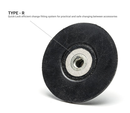 R-type Roll-on Backer Quick-Lock / 3" (75 mm)