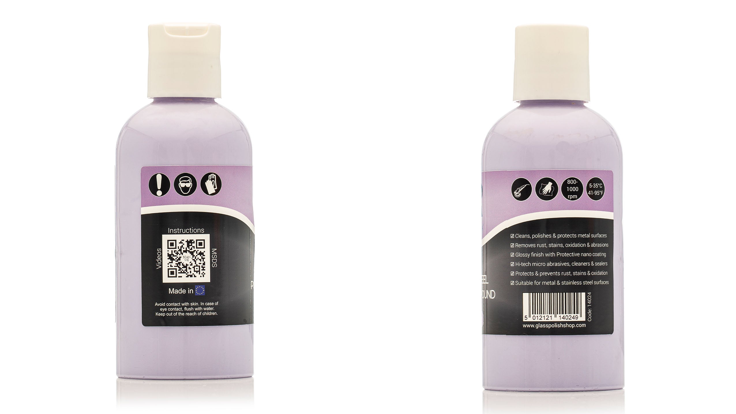 Metal and Stainless Steel Polish 250ml / 8.4oz