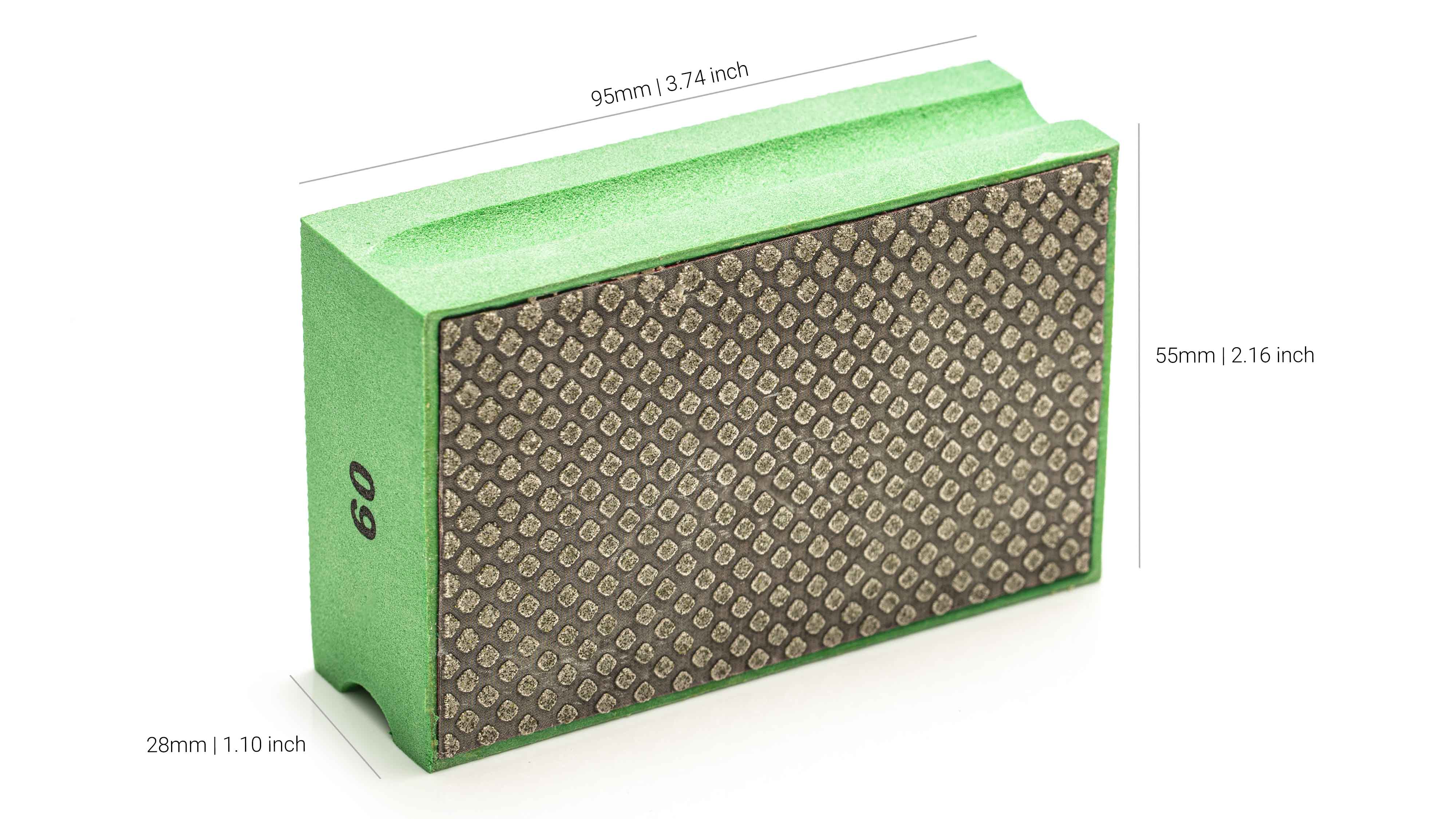 STADEA Grit 1500 Diamond Hand Polishing Pad – For Granite, Concrete, Stone (HPW108A)