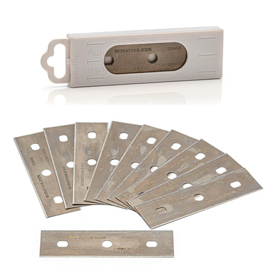 SCRATCHLESS 10 x Carbon Steel Blades for SCRATCHELSS Scraper |78mm