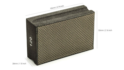 PRO Diamond Hand Sanding Pad - Grit 120  Coarse