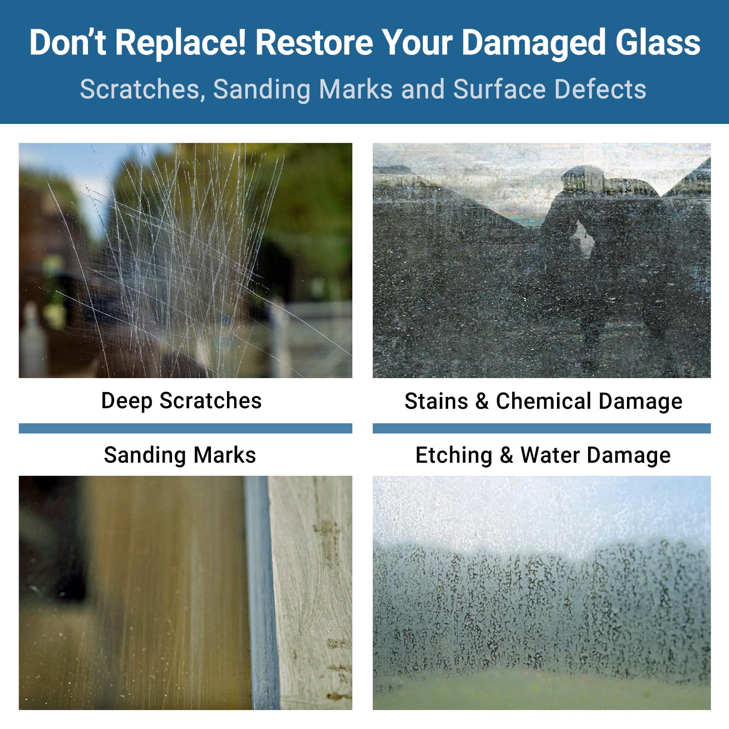 DIY Glass Scratch Removal Kit 75mm (3")