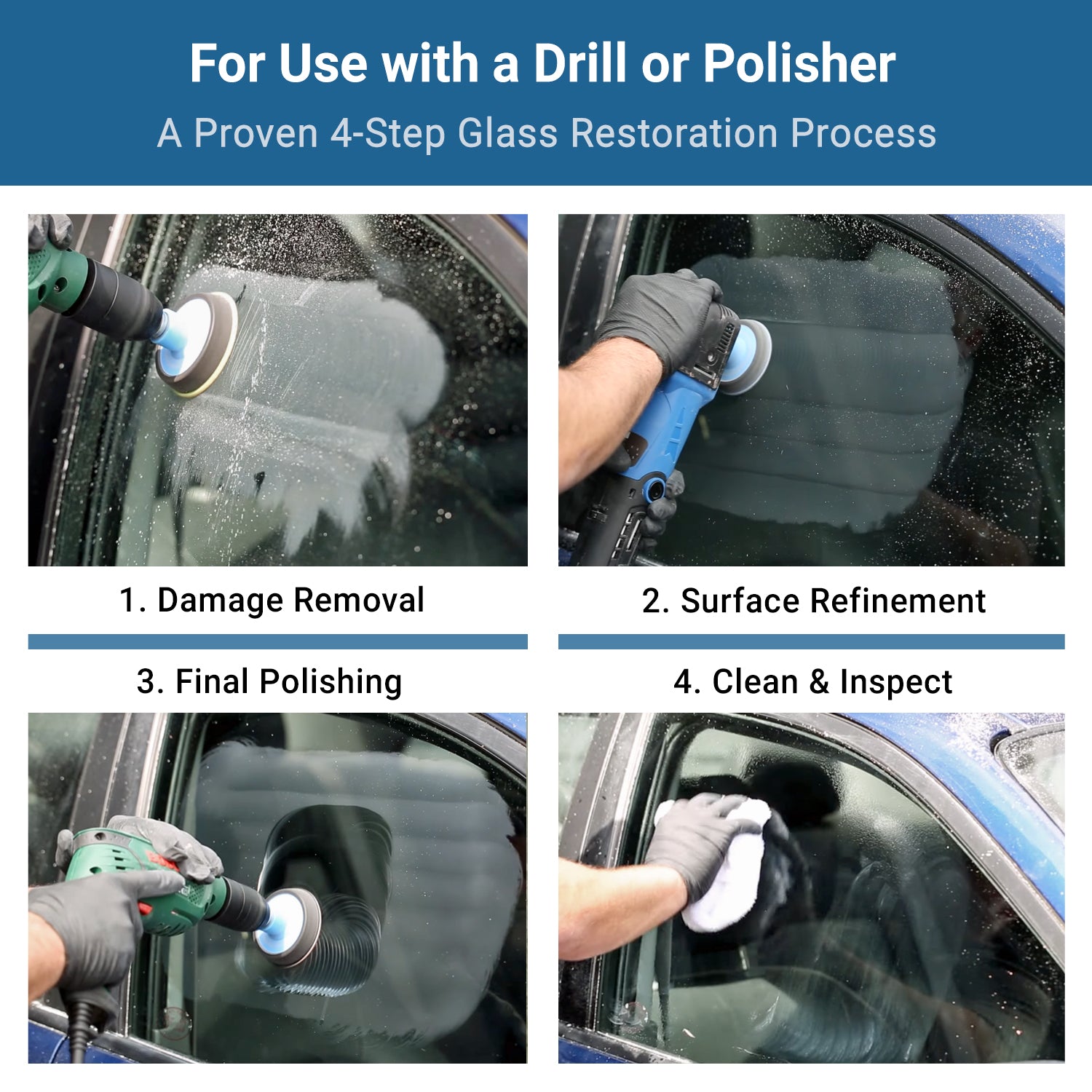 DIY Glass Scratch Removal Kit 75mm (3")