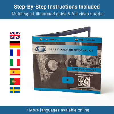 DIY Glass Scratch Removal Kit 75mm (3")