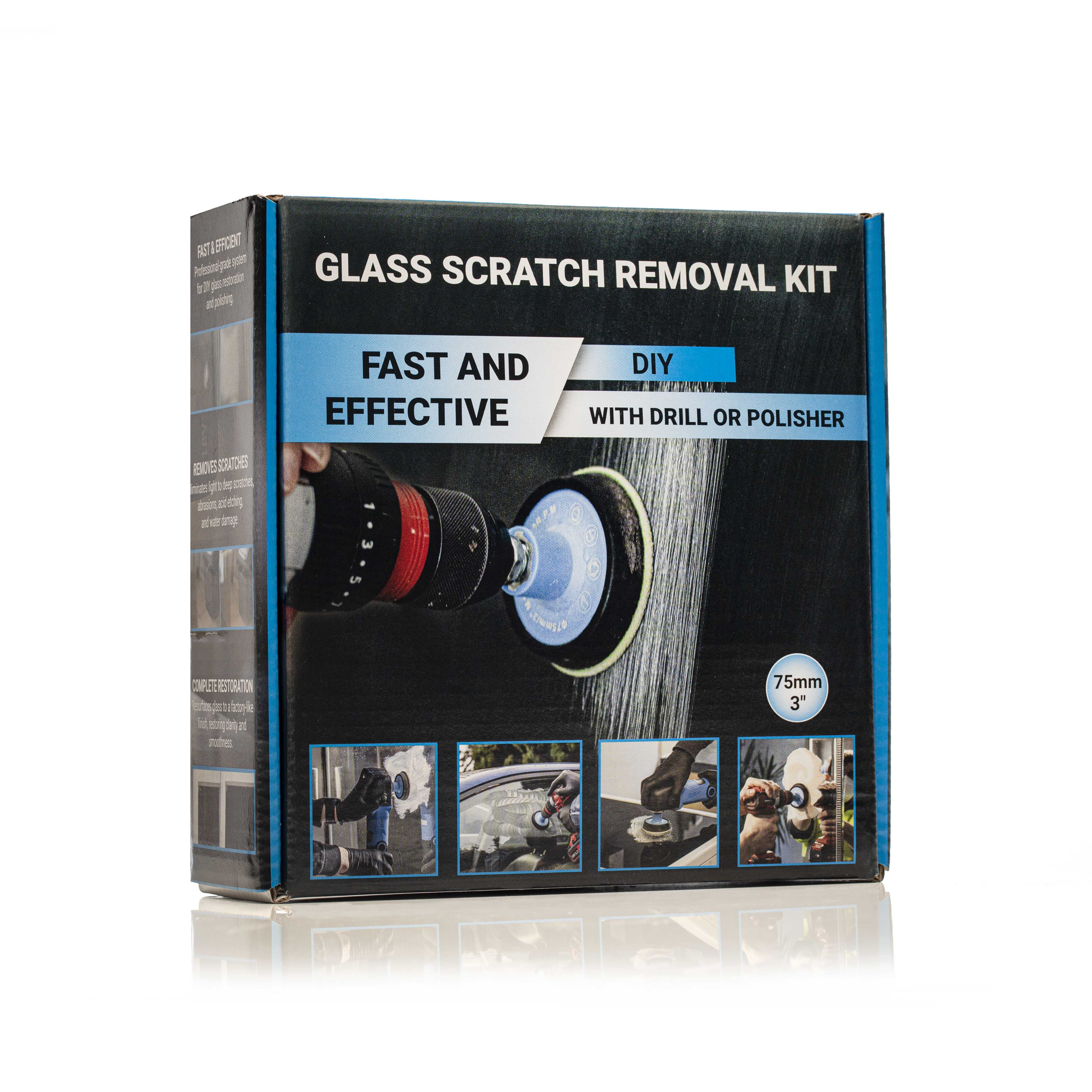 DIY Glass Scratch Removal Kit 75mm (3")
