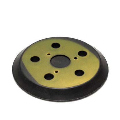 5+3 Sander Backing Pad / 5" 125mm - 5 Holes Black Rubber
