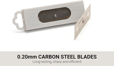 SCRATCHLESS 10 x Carbon Steel Blades for SCRATCHELSS Scraper |78mm