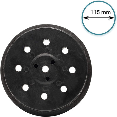 8+1+3 Sander Backing Pad / 4.5" 115mm Hook and Loop