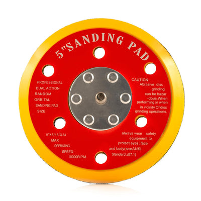 125mm ( 5") Dual Action Backing Pad 5/16"-24 - 6 holes - medium profile