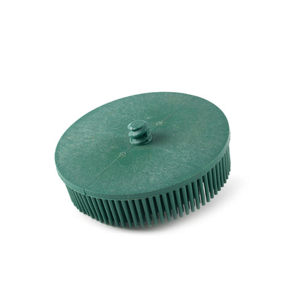 Quick-Lock Bristle Disc / 3" 75mm - Green Grit 50