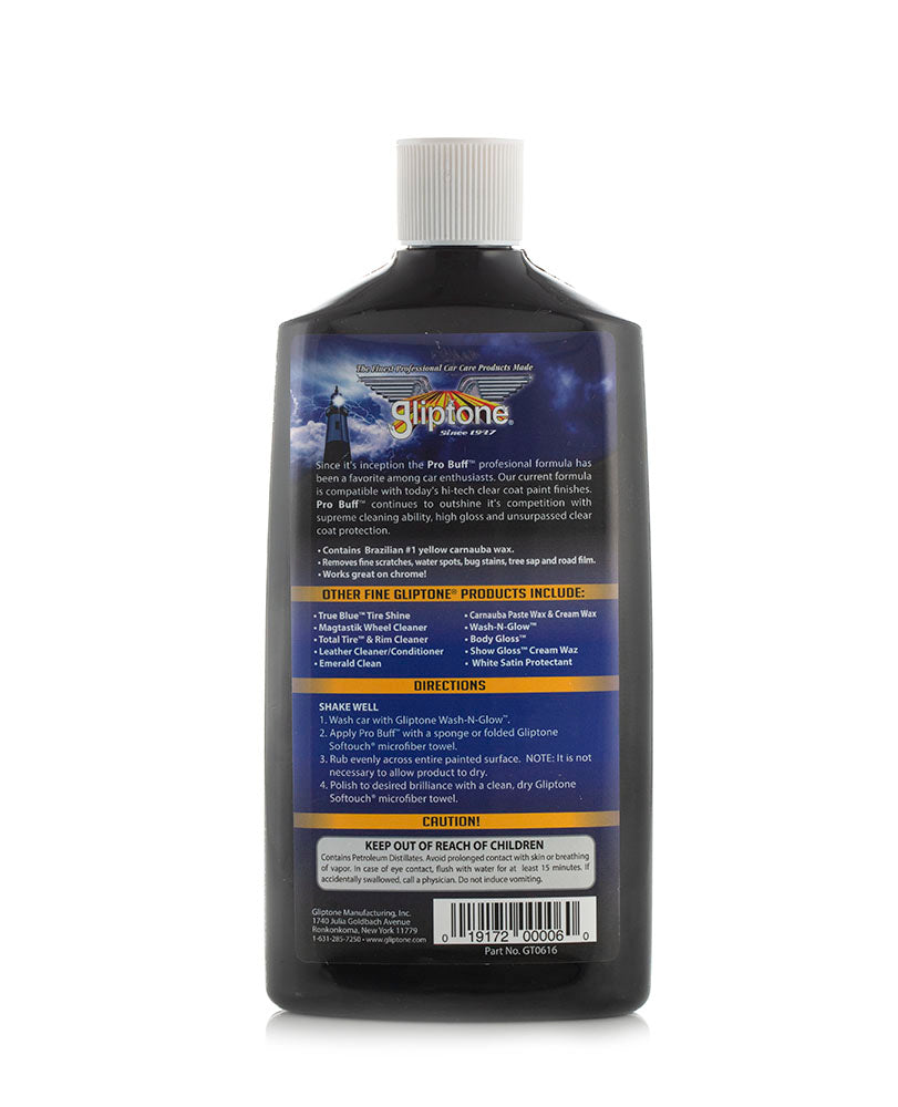 Gliptone Pro Buff Cleaner Wax 475 ml (16 oz)