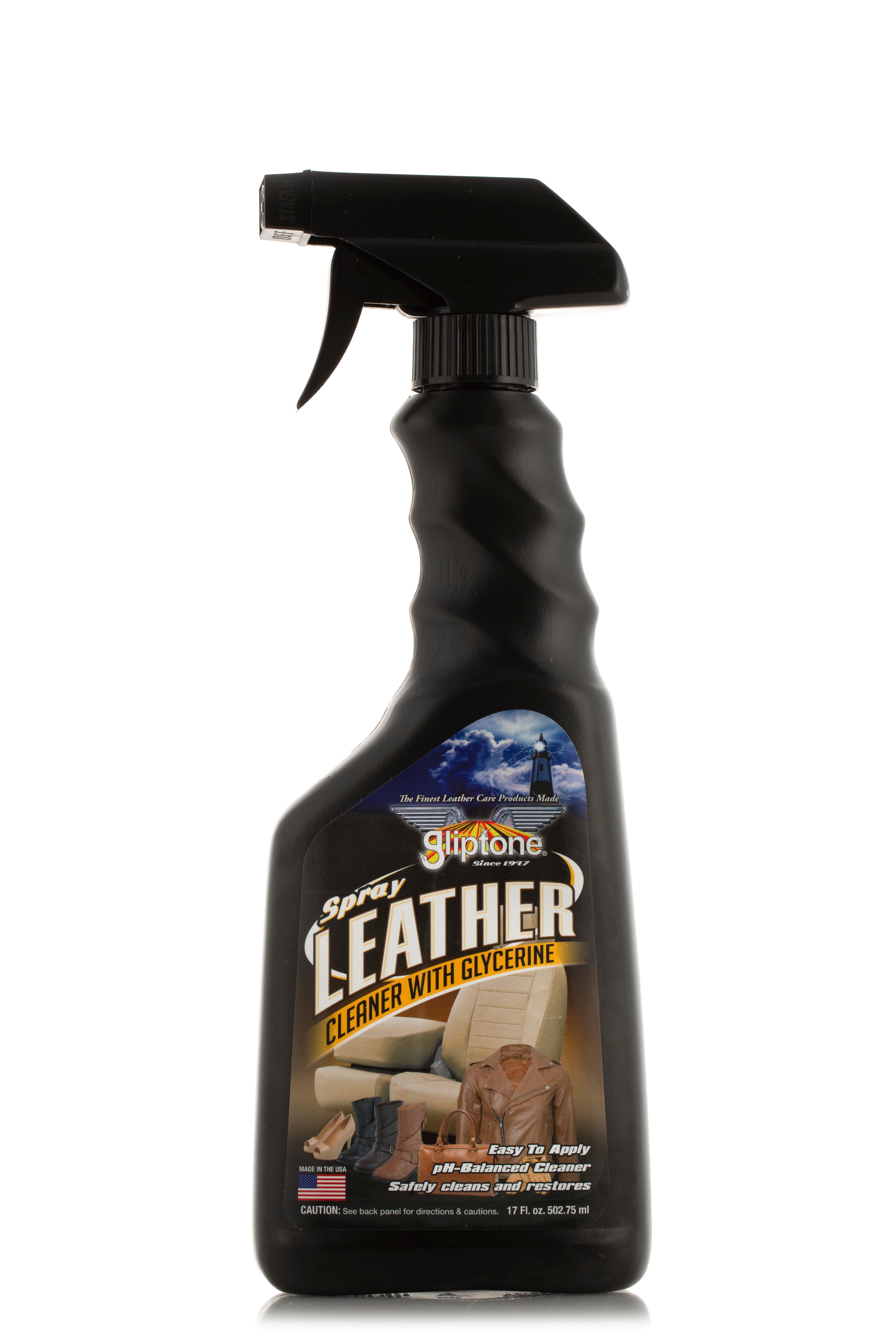 Gliptone Leather Cleaner with Glycerin 500ml (17 oz)