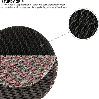 150mm ( 6") Dual Action Backing Pad 5/16"-24 - medium profile