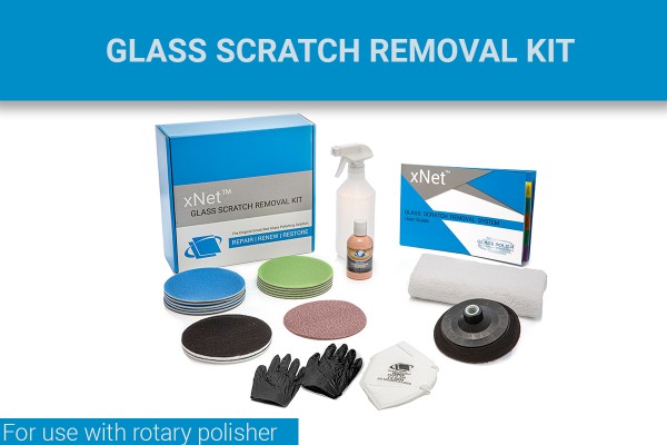 Glass scratch removal PRO system